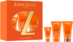 Lancaster Trail Set = Sun Beauty Sun Protective Fluid SPF30 3ml + Sun Beauty Body Milk SPF30 50ml + Golden Tan Max Lotion 50ml